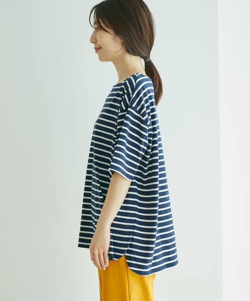 ボーダーゆるTシャツ