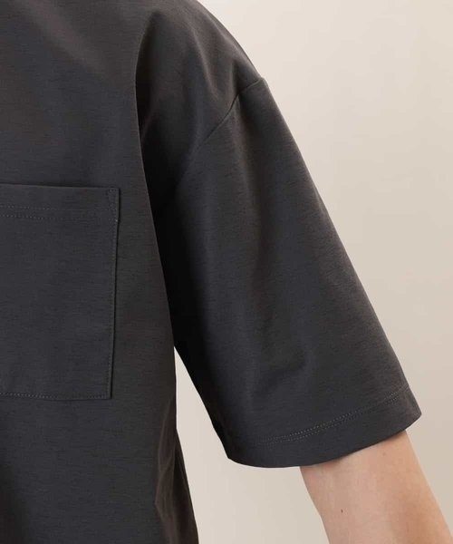 a.v.v（アーヴェヴェ）の「【S-XXL】ドローコード付きワイドシルエットカットソー（セットアップ対応）（Tシャツ/カットソー・メンズ・ブラック/ホワイト/チャコールグレー・48/50/46/44/52）」の11枚目の写真