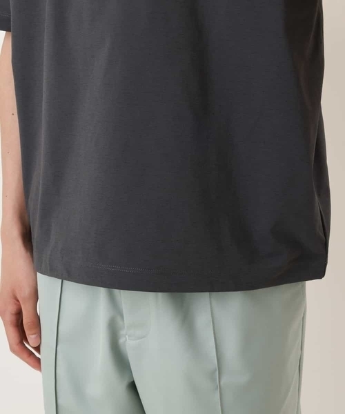 a.v.v（アーヴェヴェ）の「【S-XXL】ドローコード付きワイドシルエットカットソー（セットアップ対応）（Tシャツ/カットソー・メンズ・ブラック/ホワイト/チャコールグレー・48/50/46/44/52）」の12枚目の写真