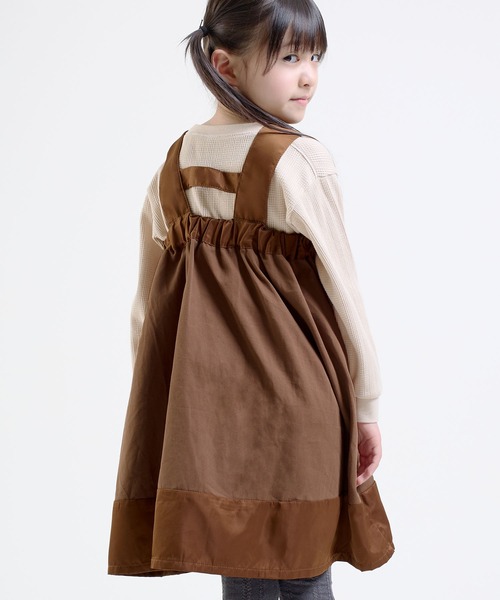 DILASH(ディラッシュ)の「ジャンパースカート(ジャンパースカート・キッズ・カーキ/ブラウン・120/110/100/80/140/130/90)」の5枚目の写真