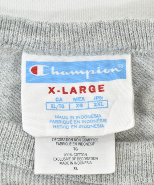 【ヴィンテージ古着】Champion / チャンピオン ロゴ 総柄 プリントTシャツ（Tシャツ/カットソー）｜Champion（チャンピオン）