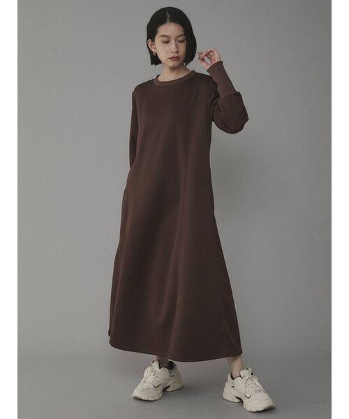 COTORICA（コトリカ）の「パネルカットフレアワンピース（ワンピース・レディース・ブラック/ベージュ/ブラウン/オフホワイト・FREE）」の15枚目の写真