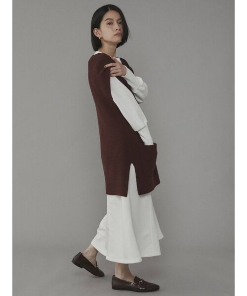 COTORICA（コトリカ）の「パネルカットフレアワンピース（ワンピース・レディース・ブラック/ベージュ/ブラウン/オフホワイト・FREE）」の11枚目の写真