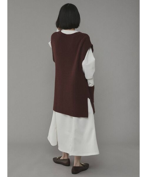 COTORICA（コトリカ）の「パネルカットフレアワンピース（ワンピース・レディース・ブラック/ベージュ/ブラウン/オフホワイト・FREE）」の9枚目の写真