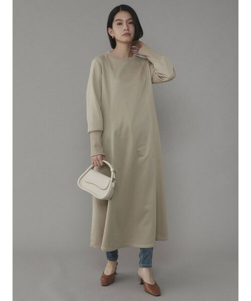 COTORICA（コトリカ）の「パネルカットフレアワンピース（ワンピース・レディース・ブラック/ベージュ/ブラウン/オフホワイト・FREE）」の20枚目の写真