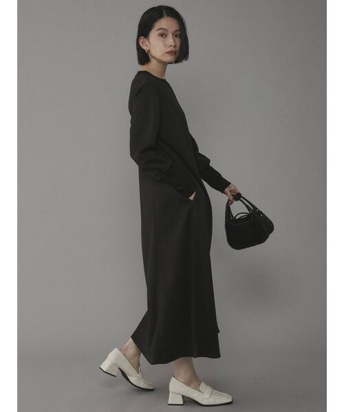 COTORICA（コトリカ）の「パネルカットフレアワンピース（ワンピース・レディース・ブラック/ベージュ/ブラウン/オフホワイト・FREE）」の12枚目の写真