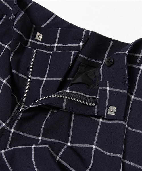 417 EDIFICE（フォーワンセブンエディフィス）の「◇ウィンドペン9/L クロップドパンツ（その他パンツ・メンズ・チャコールグレー/ネイビー・SMALL/LARGE/MEDIUM）」の10枚目の写真