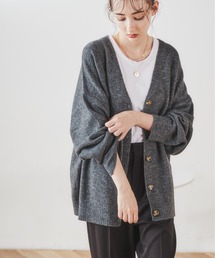 ANGIE | オーバーサイズVネックニットカーディガン(カーディガン/ボレロ)