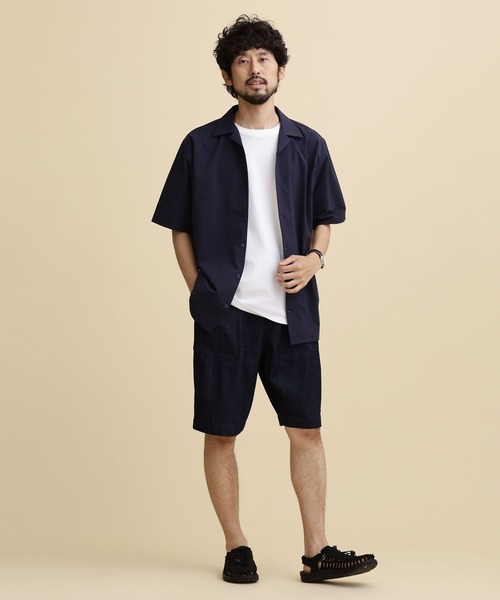 NANO universe(ナノユニバース)の「【WEB限定】イージーケアオープンカラーシャツ(シャツ/ブラウス・メンズ・ブラック/ベージュ/ネイビー・マルチサイズ)」の7枚目の写真