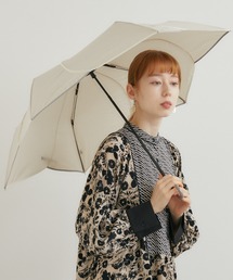 because　バイカラーパイピング はなびらミニ折り畳傘