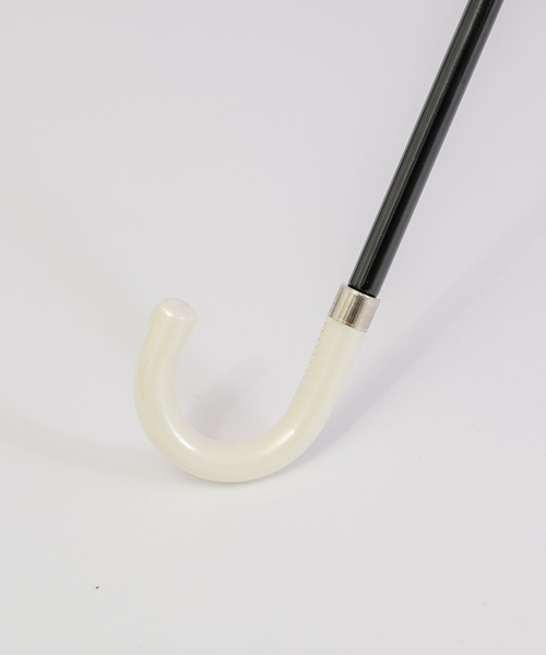 because（ビコーズ）の「because　バイカラーパイピング はなびらミニ折り畳傘（折りたたみ傘・レディース・ホワイト/パープル/ネイビー/グリーン/グレイッシュベージュ/ピンク/ベージュ・FREE）」の17枚目の写真