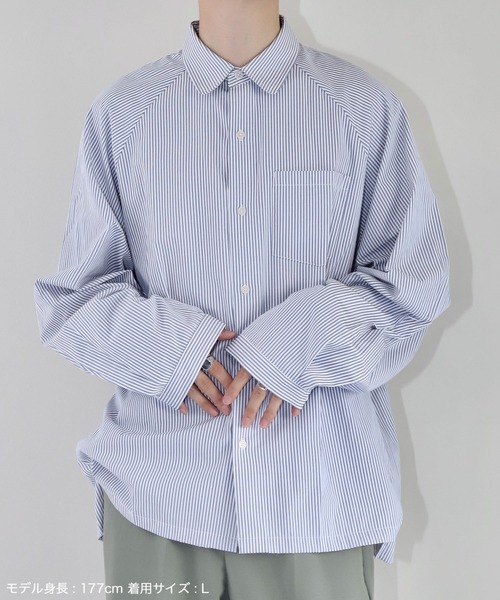 ストライプレギュラーカラーシャツ BENDER TOKYO シャツ 「25AW新色・サイズ追加」BENDER