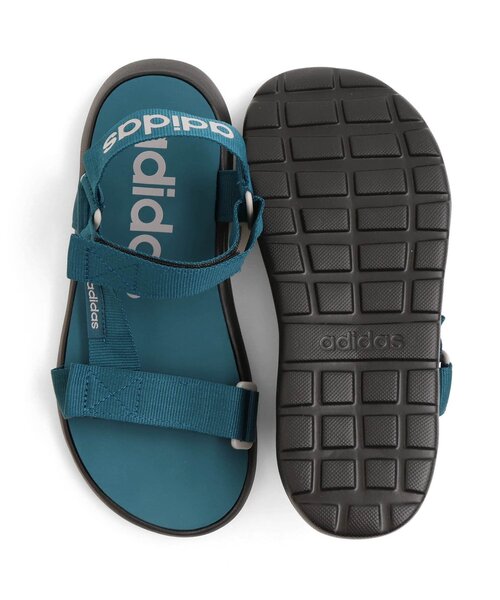 adidas（アディダス）の「/アディダス　CF SANDAL（サンダル・レディース・ブラック/グリーン/ネイビー・22.5/23.5/24.5）」の9枚目の写真