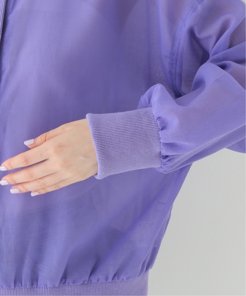 B.C STOCK（ベーセーストック）の「《追加》2wayリングドットシアーブルゾン（ブルゾン・レディース・ブラック/パープル/ベージュ系その他・FREE）」の18枚目の写真