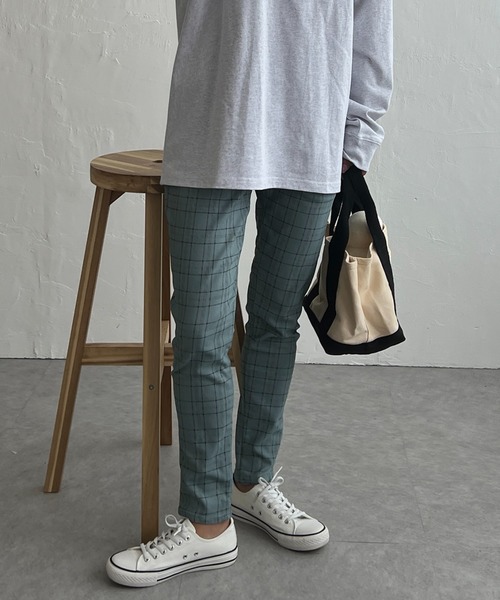 LBC(エルビーシー)の「※WEB限定※防寒美脚テーパードパンツ(その他パンツ・レディース・マスタード/ネイビー/ライトグレー/スカイブルー/ブラック・S/L/M)」の1枚目の写真