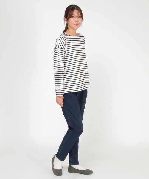 LBC(エルビーシー)の「※WEB限定※防寒美脚テーパードパンツ(その他パンツ・レディース・マスタード/ネイビー/ライトグレー/スカイブルー/ブラック・S/L/M)」の21枚目の写真