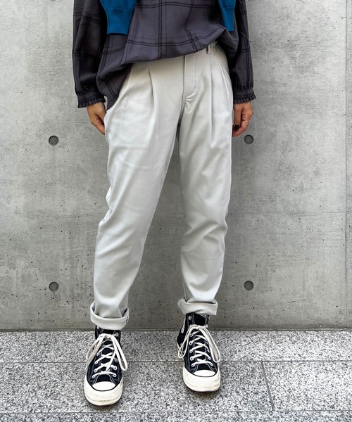 LBC(エルビーシー)の「※WEB限定※防寒美脚テーパードパンツ(その他パンツ・レディース・マスタード/ネイビー/ライトグレー/スカイブルー/ブラック・S/L/M)」の11枚目の写真