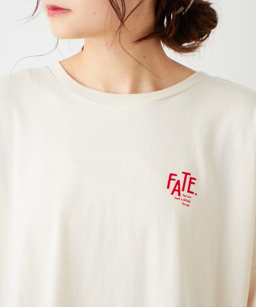 PUAL CE CIN（ピュアルセシン）の「オーガニックコットンフロッキープリントTシャツ（Tシャツ/カットソー・レディース・ナチュラル/グレイッシュベージュ・FREE）」の16枚目の写真