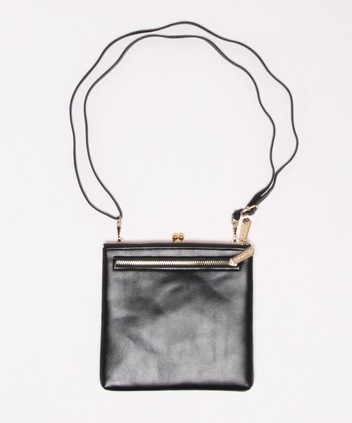 LOPASS（ロパス）の「クロコ型押し がま口バッグ スクエアお財布