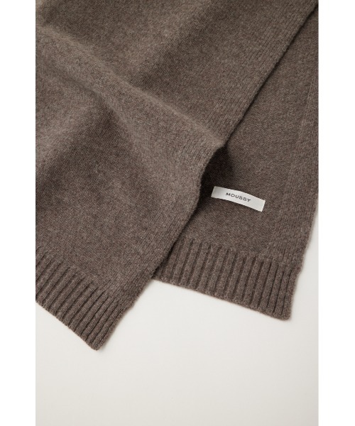 MOUSSY（マウジー）の「WOOL KNITTED ストール（マフラー・レディース・ライトグリーン/ピンク/ブラウン/ライトブルー・FREE）」の8枚目の写真