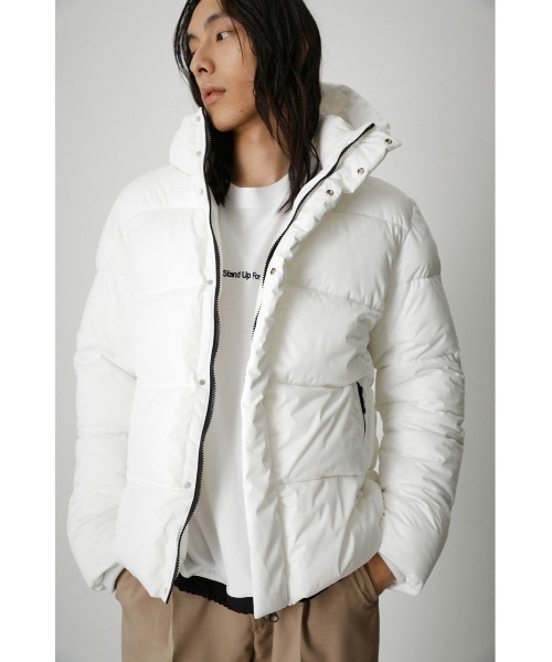 AZUL by moussy（アズールバイマウジー）の「TIMBERWOLF STRETCH BLOUSON/ティンバーウルフストレッチブルゾン（ブルゾン・メンズ・ホワイト/ブラック/ベージュ/杢グレー・SMALL/MEDIUM/LARGE/X-LARGE）」の5枚目の写真