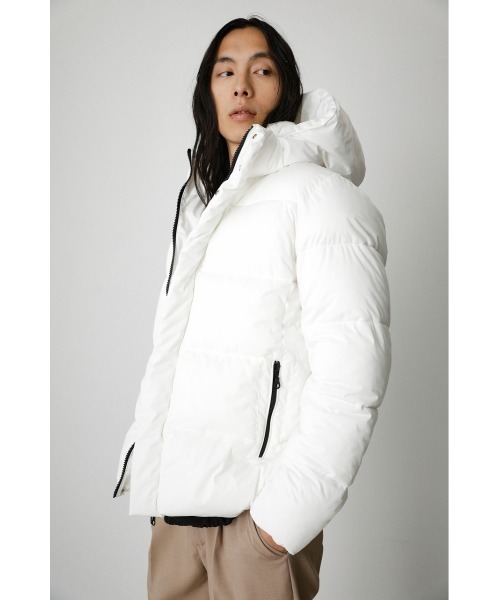 AZUL by moussy（アズールバイマウジー）の「TIMBERWOLF STRETCH BLOUSON/ティンバーウルフストレッチブルゾン（ブルゾン・メンズ・ホワイト/ブラック/ベージュ/杢グレー・SMALL/MEDIUM/LARGE/X-LARGE）」の7枚目の写真