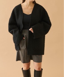 Shelly island | リングイージーミドルジャケット(ノーカラージャケット)