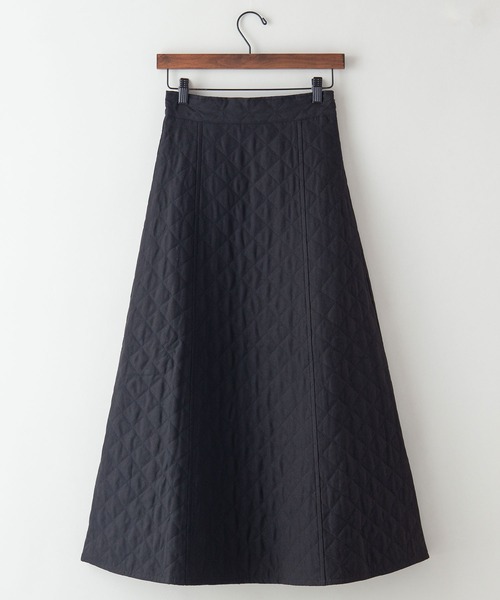 OUTDOOR PRODUCTS(アウトドアプロダクツ)の「【OUTDOOR PRODUCTS/アウトドアプロダクツ】キルティングフレアスカート 中綿キルト生地 防寒機能(スカート・レディース・ブラック/ベージュ/カーキ/アイボリー・MEDIUM)」の5枚目の写真