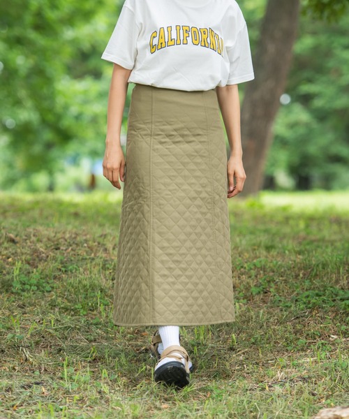 OUTDOOR PRODUCTS(アウトドアプロダクツ)の「【OUTDOOR PRODUCTS/アウトドアプロダクツ】キルティングフレアスカート 中綿キルト生地 防寒機能(スカート・レディース・ブラック/ベージュ/カーキ/アイボリー・MEDIUM)」の17枚目の写真