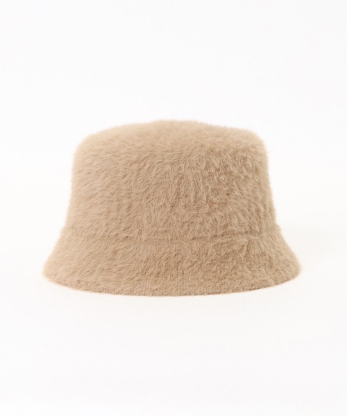 ikka（イッカ）の「シャギーバケットハット（ハット・レディース・ブラック/ベージュ・FREE）」の4枚目の写真