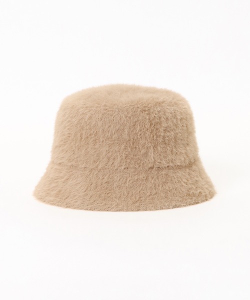 ikka（イッカ）の「シャギーバケットハット（ハット・レディース・ブラック/ベージュ・FREE）」の5枚目の写真