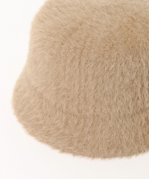 ikka（イッカ）の「シャギーバケットハット（ハット・レディース・ブラック/ベージュ・FREE）」の6枚目の写真