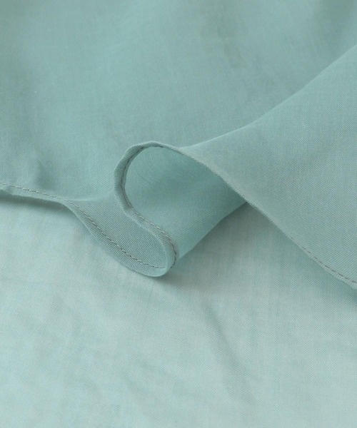 URBAN RESEARCH（アーバンリサーチ）の「ソフトオーガンジーシアーシャツ（シャツ/ブラウス・レディース・ブルー/ベージュ系その他/ブラック・36/38）」の8枚目の写真