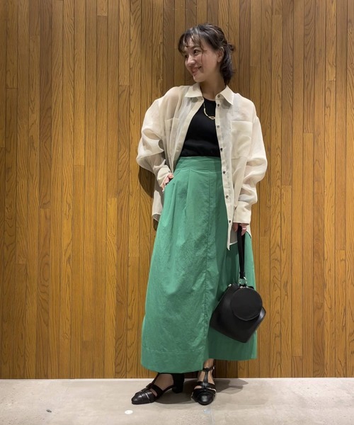 ブラウス シャツ ソフトオーガンジーシアーシャツ/夏服 レディース URBAN RESEARCH（アーバンリサーチ）の「ソフトオーガンジー
