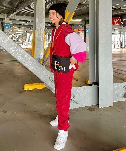 RODEO CROWNS WIDE BOWL（ロデオクラウンズワイドボウル）の「Field nylon pants（その他パンツ・レディース・ターコイズブルー/スモークピンク・FREE）」の18枚目の写真