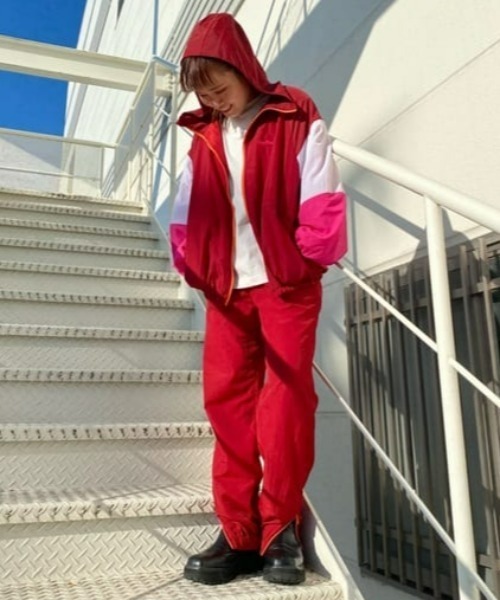 RODEO CROWNS WIDE BOWL（ロデオクラウンズワイドボウル）の「Field nylon pants（その他パンツ・レディース・ターコイズブルー/スモークピンク・FREE）」の19枚目の写真