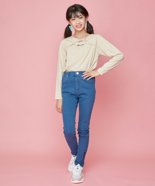 JENNI love（ジェニィラブ）の「美脚ウルトラストレッチデニレギ（その他パンツ・キッズ・ネイビー/ブルー・150cm/140cm/130cm/160cm）」の14枚目の写真