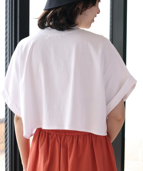 cepo(セポ)の「タンタケ ショートTシャツ(Tシャツ/カットソー・レディース・グリーン/オフホワイト/ブラック・M)」の10枚目の写真