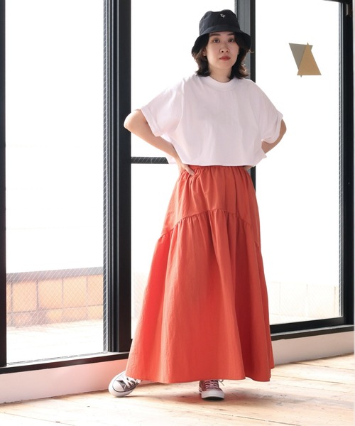 cepo(セポ)の「タンタケ ショートTシャツ(Tシャツ/カットソー・レディース・グリーン/オフホワイト/ブラック・M)」の4枚目の写真