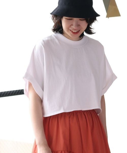 cepo(セポ)の「タンタケ ショートTシャツ(Tシャツ/カットソー・レディース・グリーン/オフホワイト/ブラック・M)」の8枚目の写真