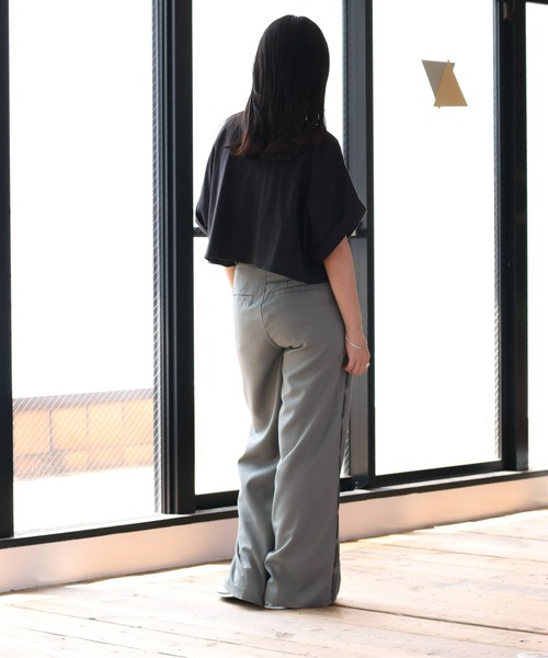 cepo(セポ)の「タンタケ ショートTシャツ(Tシャツ/カットソー・レディース・グリーン/オフホワイト/ブラック・M)」の11枚目の写真