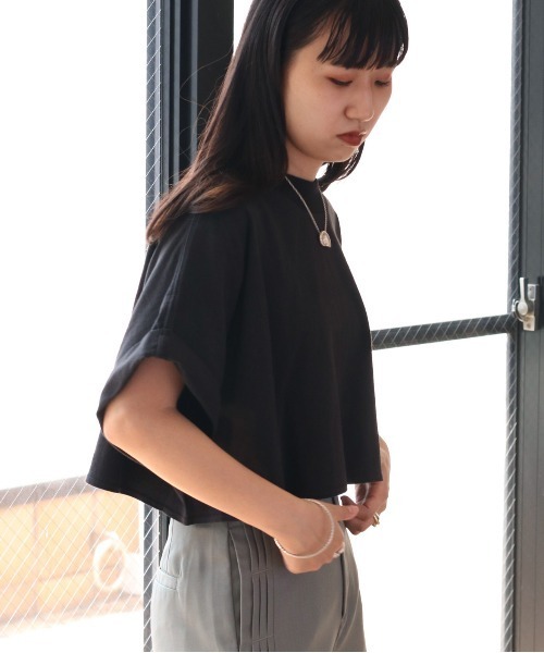 cepo(セポ)の「タンタケ ショートTシャツ(Tシャツ/カットソー・レディース・グリーン/オフホワイト/ブラック・M)」の15枚目の写真