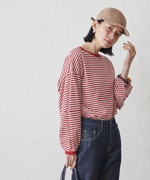 AMERICAN HOLIC | コンシャススリーブボーダープルオーバー(Tシャツ/カットソー)