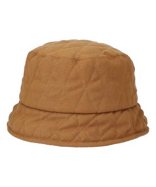 yield（イールド）の「【Lovable】Soft Skin Quilt Bucket Hat_BATT-27608（ハット・レディース・キャメル/グリーン/ブラック/アイボリー・FREE）」の4枚目の写真