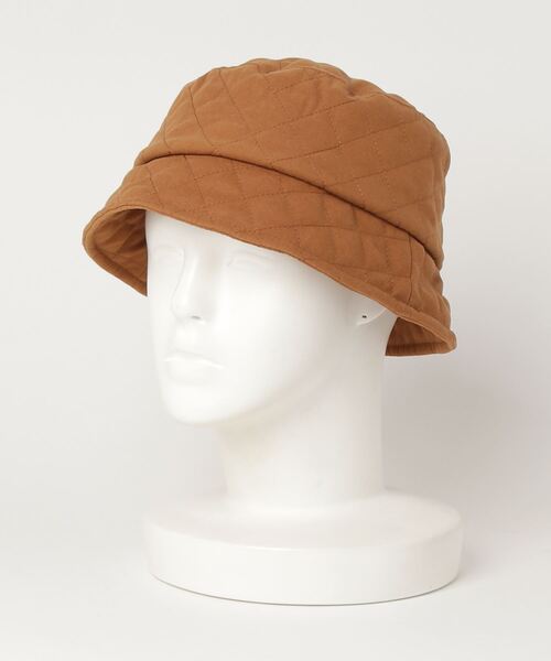 yield（イールド）の「【Lovable】Soft Skin Quilt Bucket Hat_BATT-27608（ハット・レディース・キャメル/グリーン/ブラック/アイボリー・FREE）」の6枚目の写真