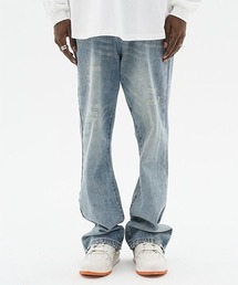 HARSH AND CRUEL（ハーシュアンドクルーエル）の「ダメージスクラッチ デニムパンツ HC22W4PT10【Harsh and Cruel】（デニムパンツ・メンズ）」