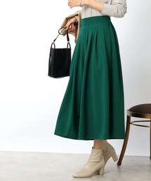 DRESKIP | 【上品なのにウエストゴムで楽ちん】ニットツイル　スカーチョ(その他パンツ)