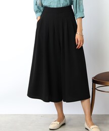 DRESKIP | 【上品なのにウエストゴムで楽ちん】ニットツイル　スカーチョ(その他パンツ)