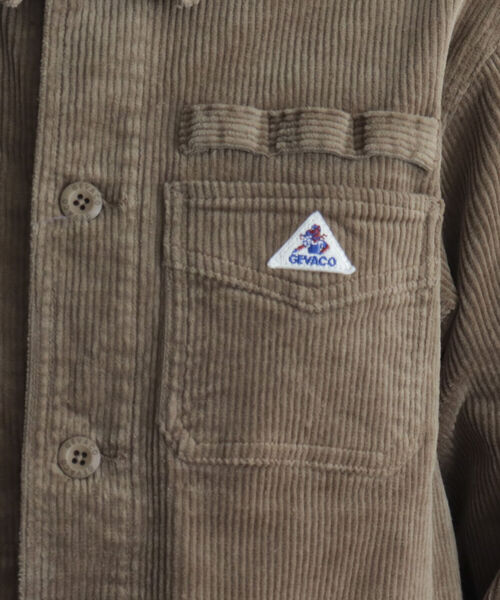 GEVACO（ゲバコ）の「【GEVACO/ゲバコ】コーデュロイ フレンチワークジャケット（カバーオール・レディース・ベージュ/アイボリー・38）」の19枚目の写真