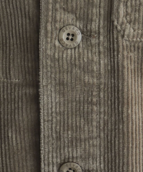 GEVACO（ゲバコ）の「【GEVACO/ゲバコ】コーデュロイ フレンチワークジャケット（カバーオール・レディース・ベージュ/アイボリー・38）」の7枚目の写真